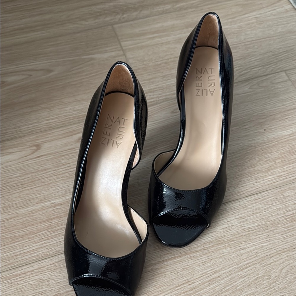 Naturalizer Black Patent Leather Stiletto Heels